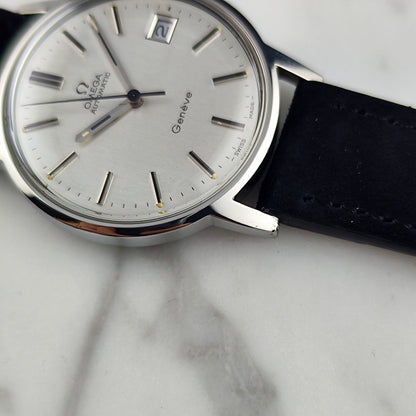 Omega Genéve Steel Silver Dial Date 1974 [REF. 166.0163]