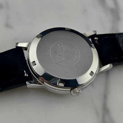 Omega Genéve Steel Silver Dial Date 1974 [REF. 166.0163]