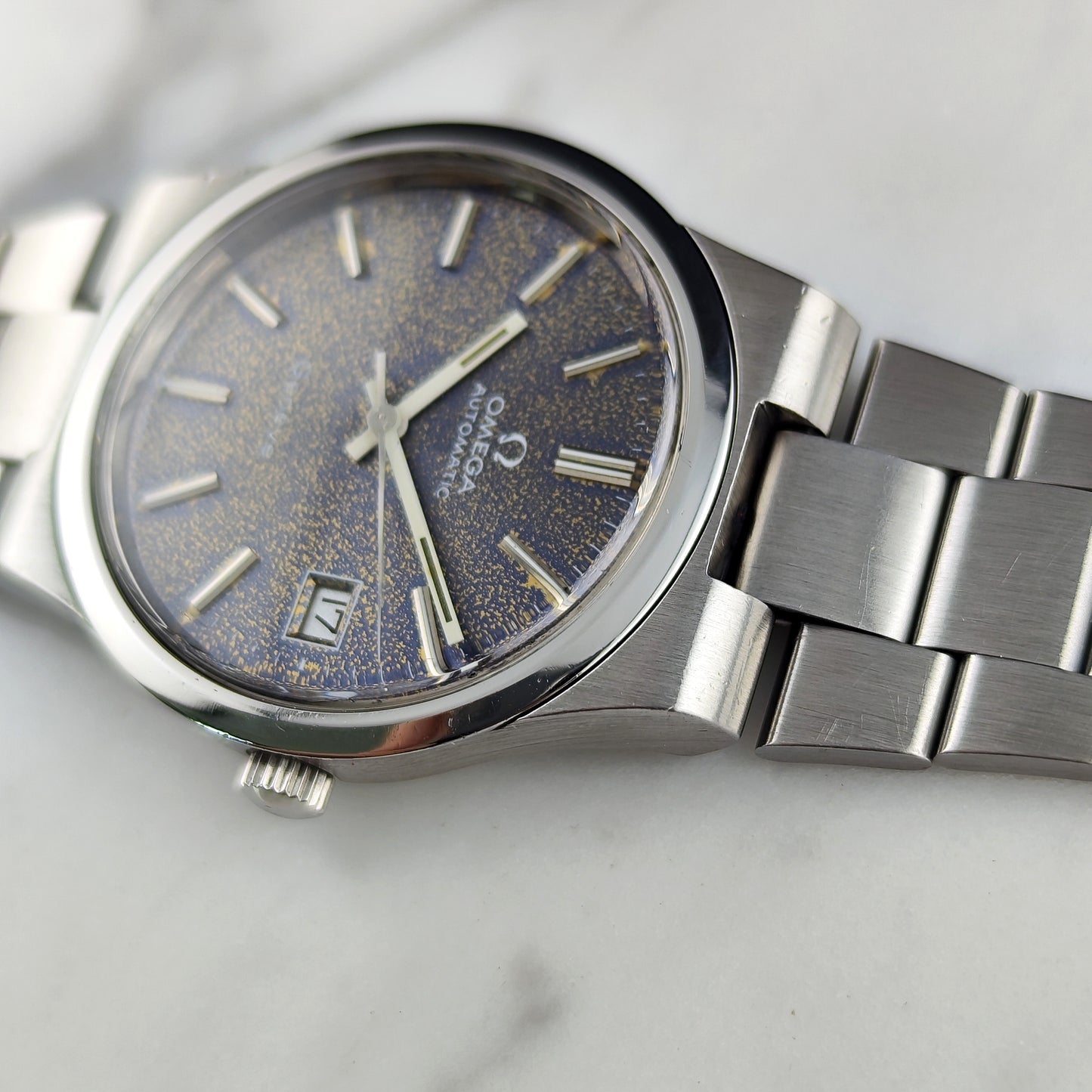 Omega Genéve Tropical Dial Steel Bracelet 1973 Serviced 08/2026 [REF. 166.0173]