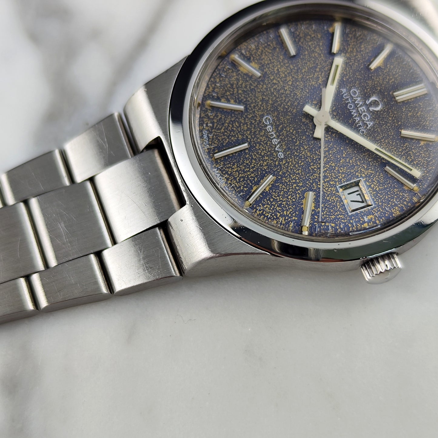 Omega Genéve Tropical Dial Steel Bracelet 1973 Serviced 08/2026 [REF. 166.0173]