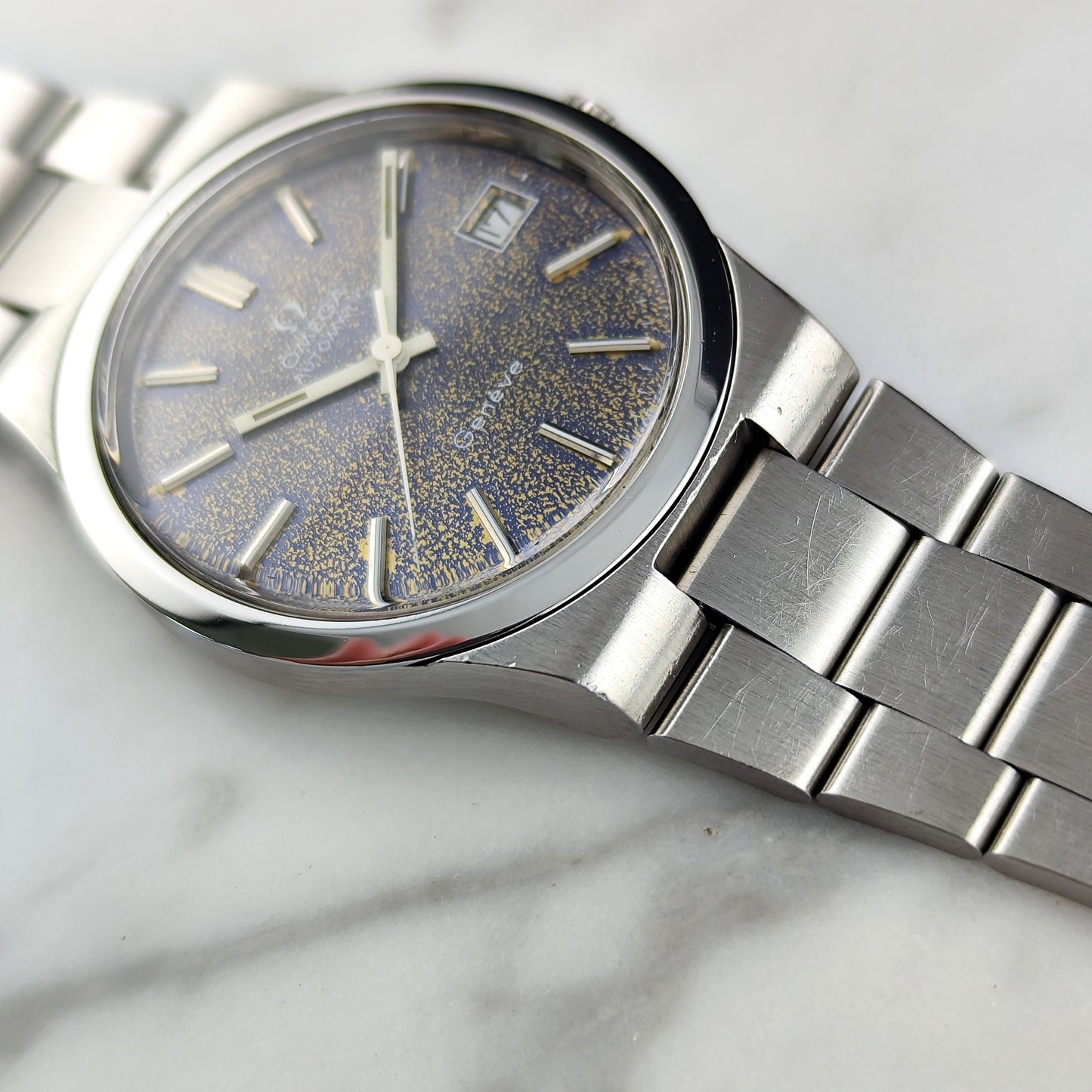 Omega Genéve Tropical Dial Steel Bracelet 1973 Serviced 08/2026 [REF. 166.0173]