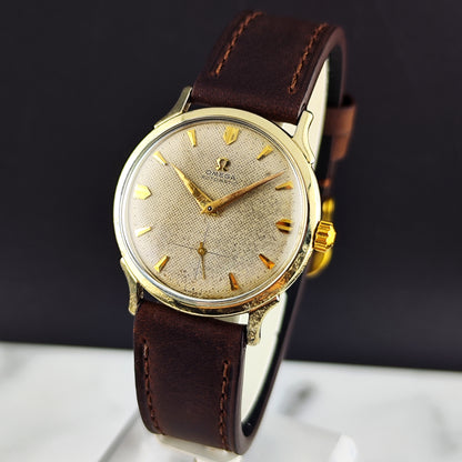 Omega Gold White Dial Bumper 1954 Serviced 08/2026 [REF. 6251]