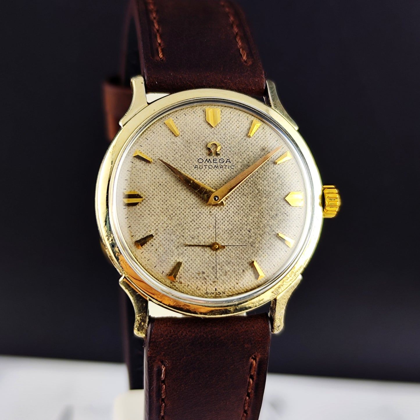 Omega Gold White Dial Bumper 1954 Serviced 08/2026 [REF. 6251]
