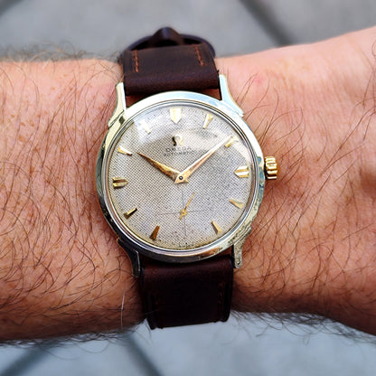 Omega Gold White Dial Bumper 1954 Serviced 08/2026 [REF. 6251]