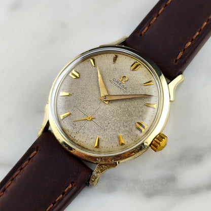 Omega Gold White Dial Bumper 1954 Serviced 08/2026 [REF. 6251]