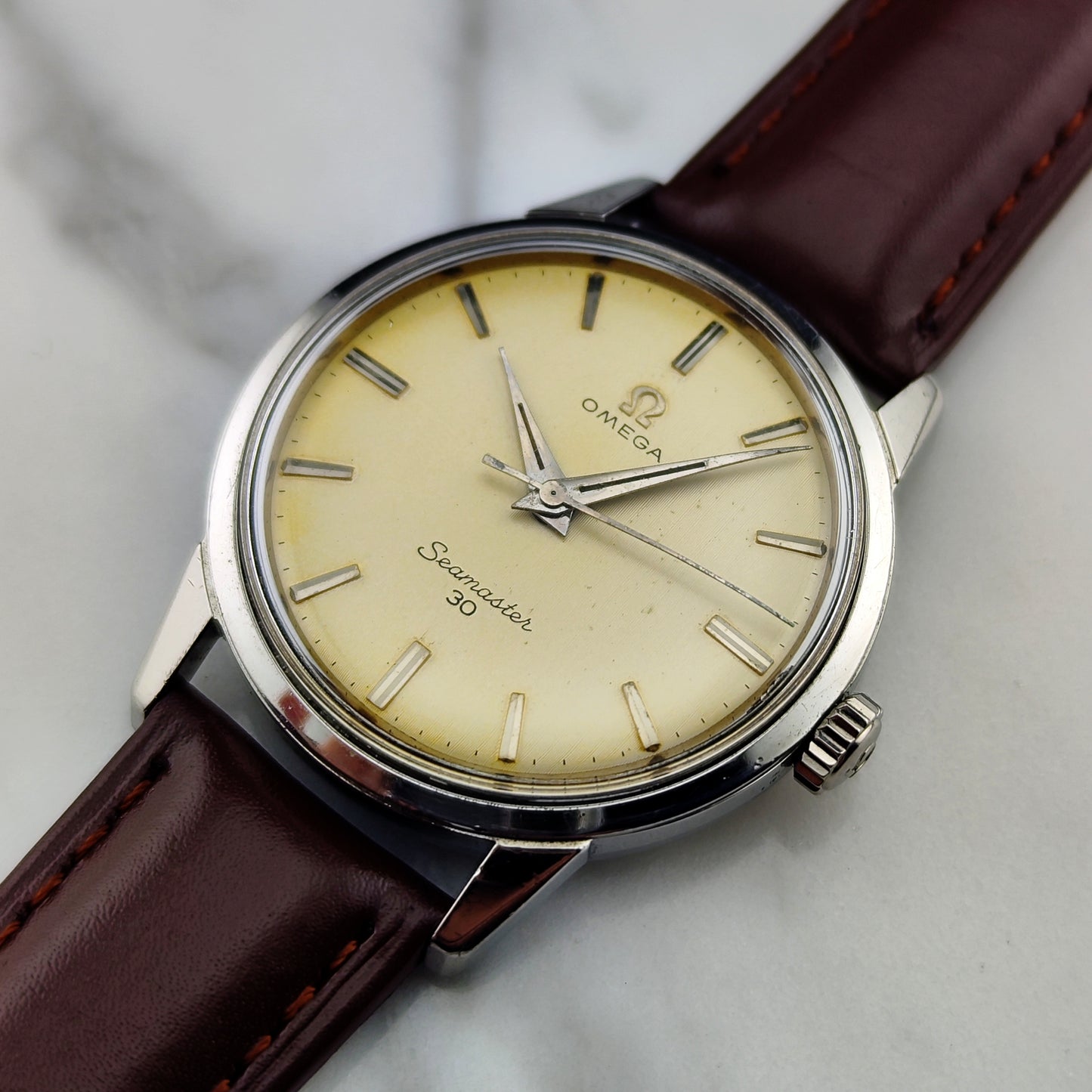 OMEGA Seamaster 30 Gold Tapestry Dial 1961 Serviced 02/2026 [REF. 135.007]