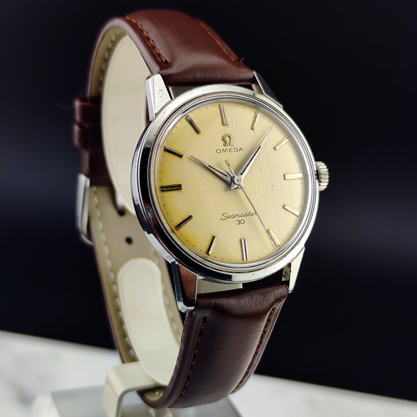 OMEGA Seamaster 30 Gold Tapestry Dial 1961 Serviced 02/2026 [REF. 135.007]