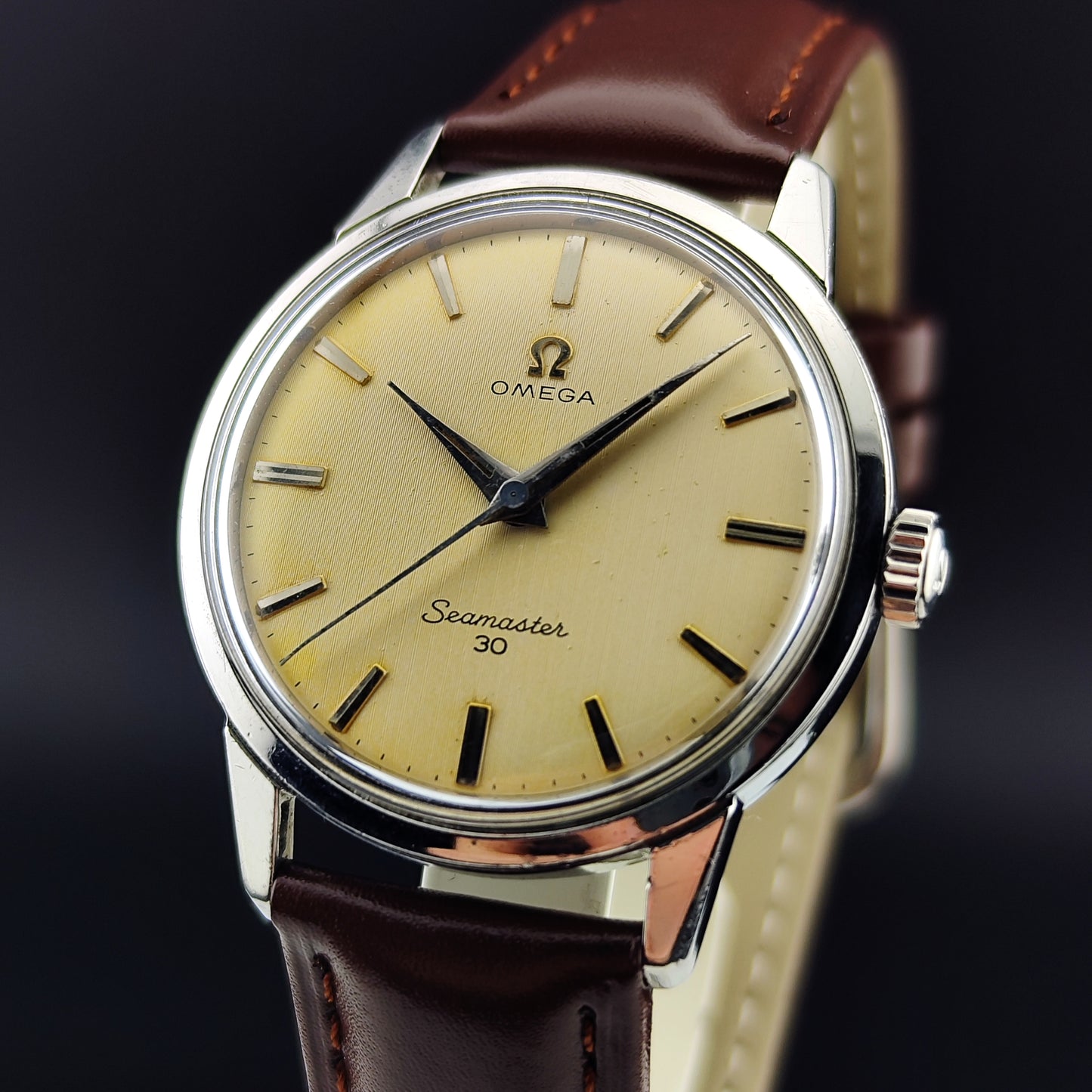 OMEGA Seamaster 30 Gold Tapestry Dial 1961 Serviced 02/2026 [REF. 135.007]