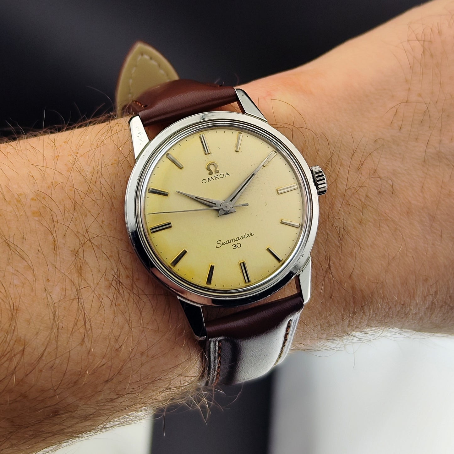 OMEGA Seamaster 30 Gold Tapestry Dial 1961 Serviced 02/2026 [REF. 135.007]