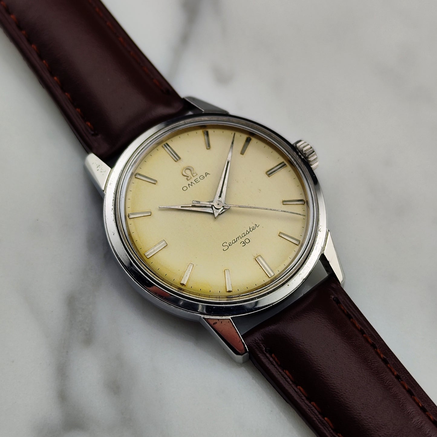 OMEGA Seamaster 30 Gold Tapestry Dial 1961 Serviced 02/2026 [REF. 135.007]