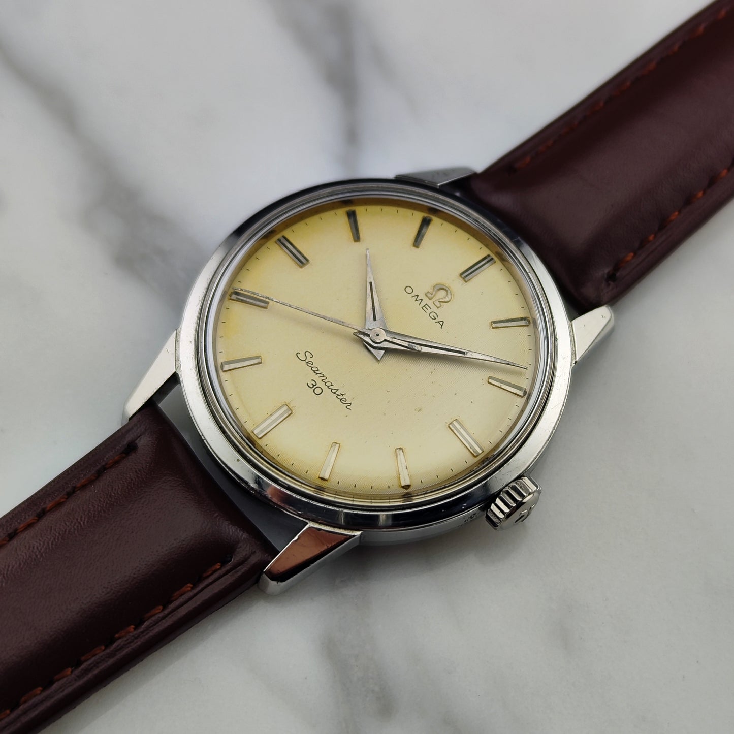 OMEGA Seamaster 30 Gold Tapestry Dial 1961 Serviced 02/2026 [REF. 135.007]