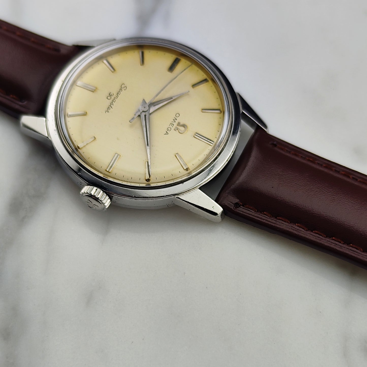 OMEGA Seamaster 30 Gold Tapestry Dial 1961 Serviced 02/2026 [REF. 135.007]