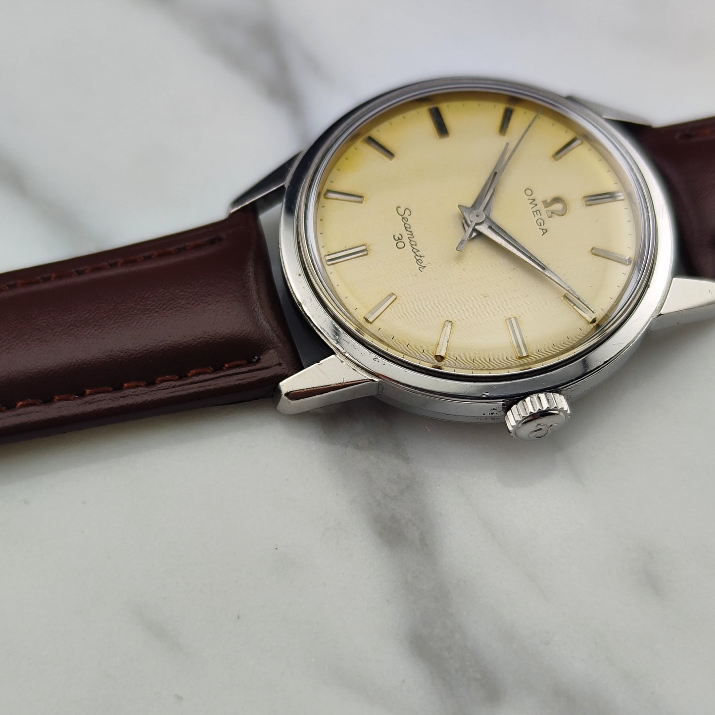 OMEGA Seamaster 30 Gold Tapestry Dial 1961 Serviced 02/2026 [REF. 135.007]