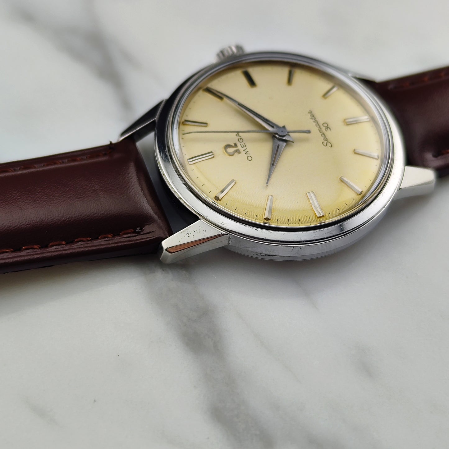 OMEGA Seamaster 30 Gold Tapestry Dial 1961 Serviced 02/2026 [REF. 135.007]