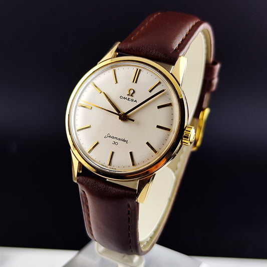 OMEGA Seamaster 30 Gold White Dial 1963 Serviced 03/2026 with Box [REF. 135.003]