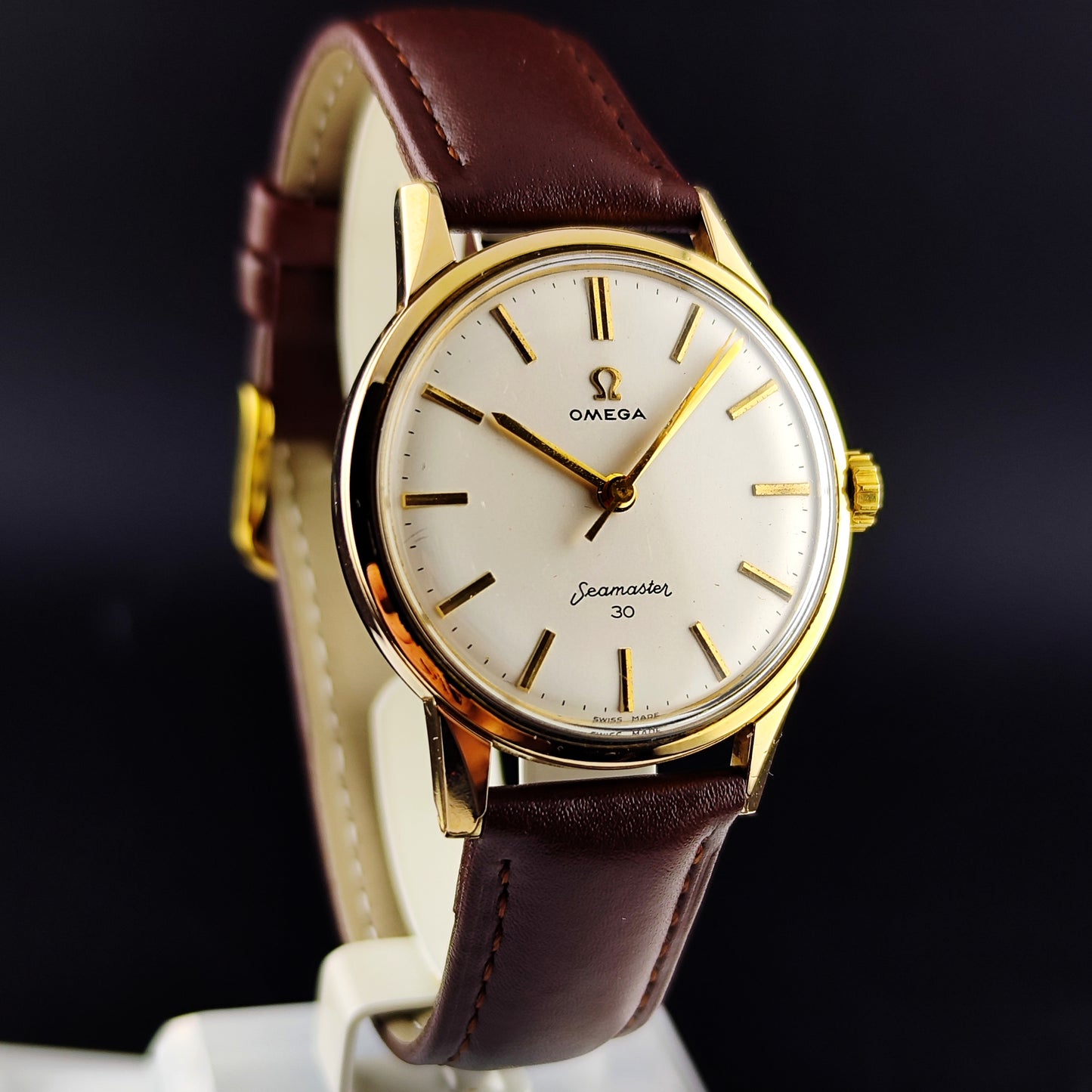 OMEGA Seamaster 30 Gold White Dial 1963 Serviced 03/2026 with Box [REF. 135.003]