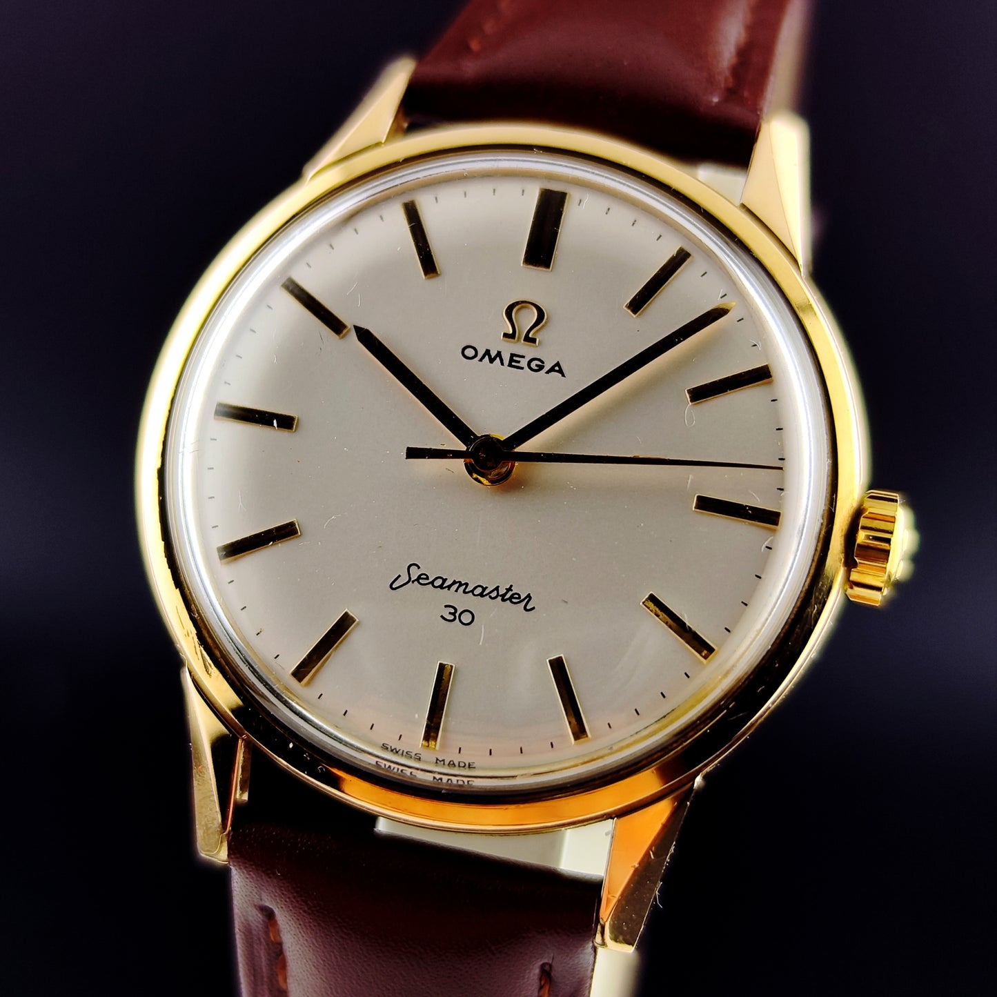 OMEGA Seamaster 30 Gold White Dial 1963 Serviced 03/2026 with Box [REF. 135.003]