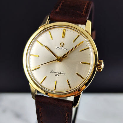 Omega Seamaster 30 Gold White Dial 1964 Serviced 09/2026 [REF. 135.007]
