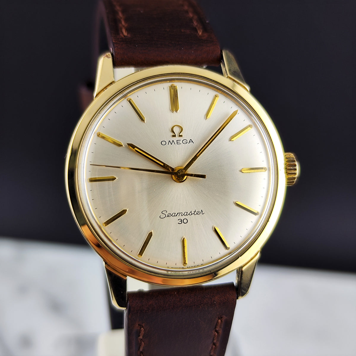 Omega Seamaster 30 Gold White Dial 1964 Serviced 09/2026 [REF. 135.007]