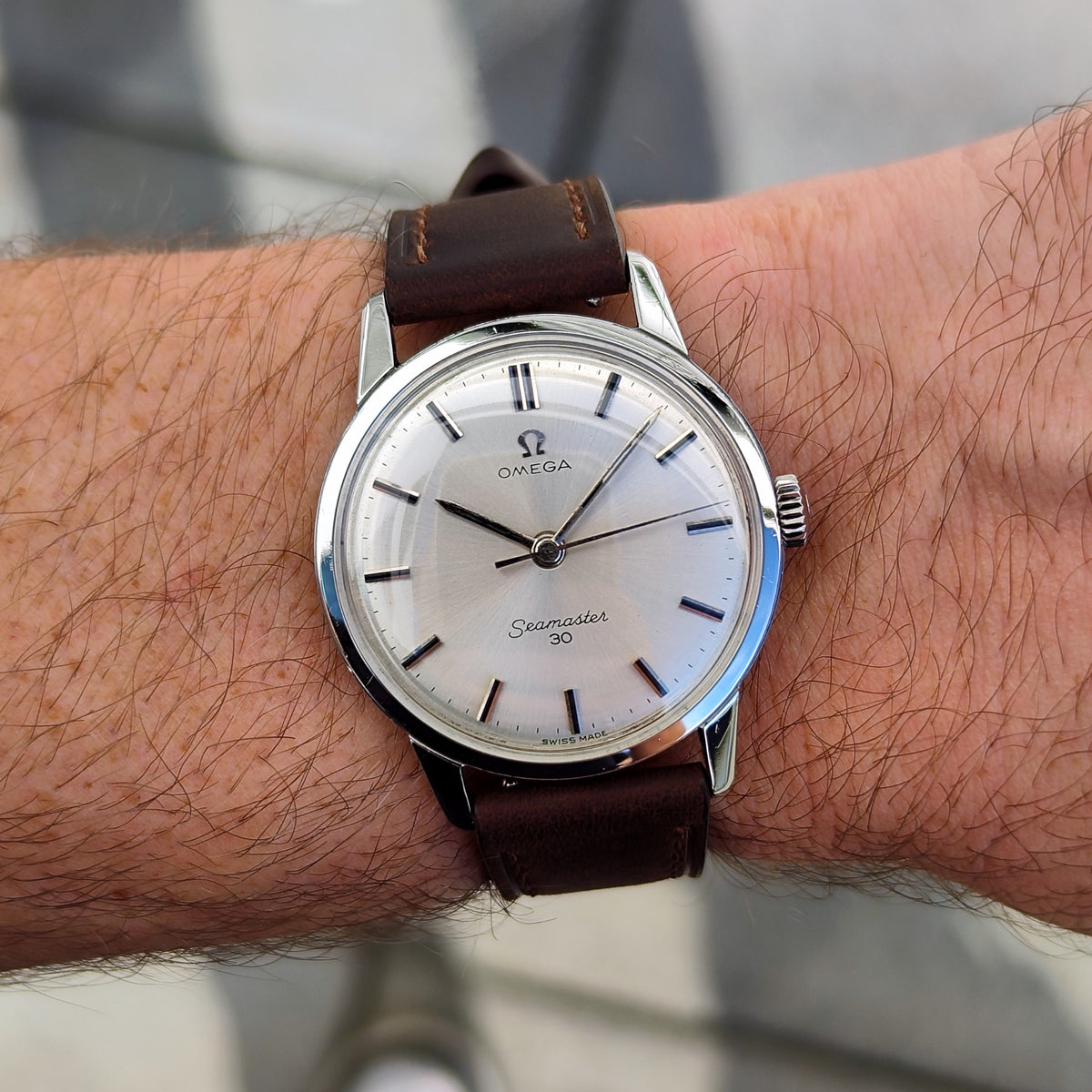 Omega Seamaster 30 Silver Dial 1962 – Bild 2
