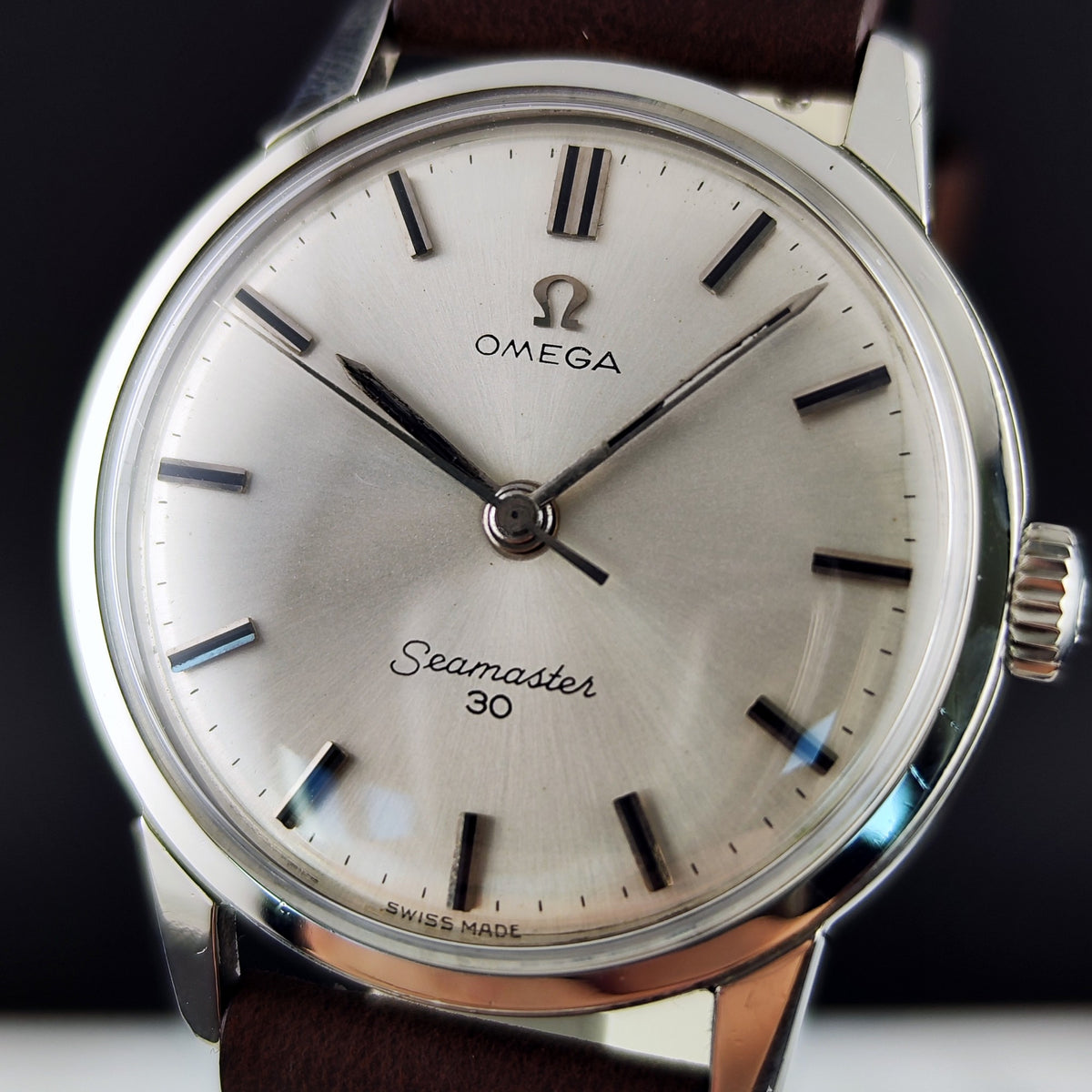 Omega Seamaster 30 Silver Dial 1962 – Bild 5