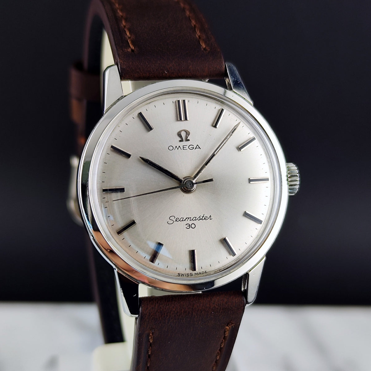 Omega Seamaster 30 Silver Dial 1962 – Bild 6
