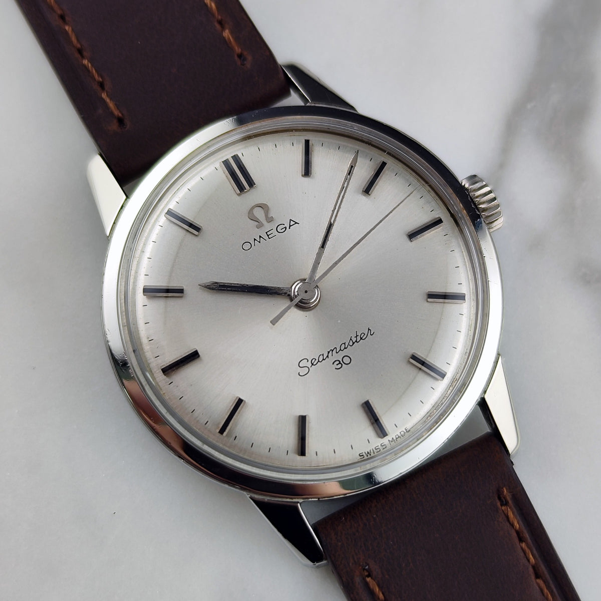 Omega Seamaster 30 Silver Dial 1962 – Bild 8