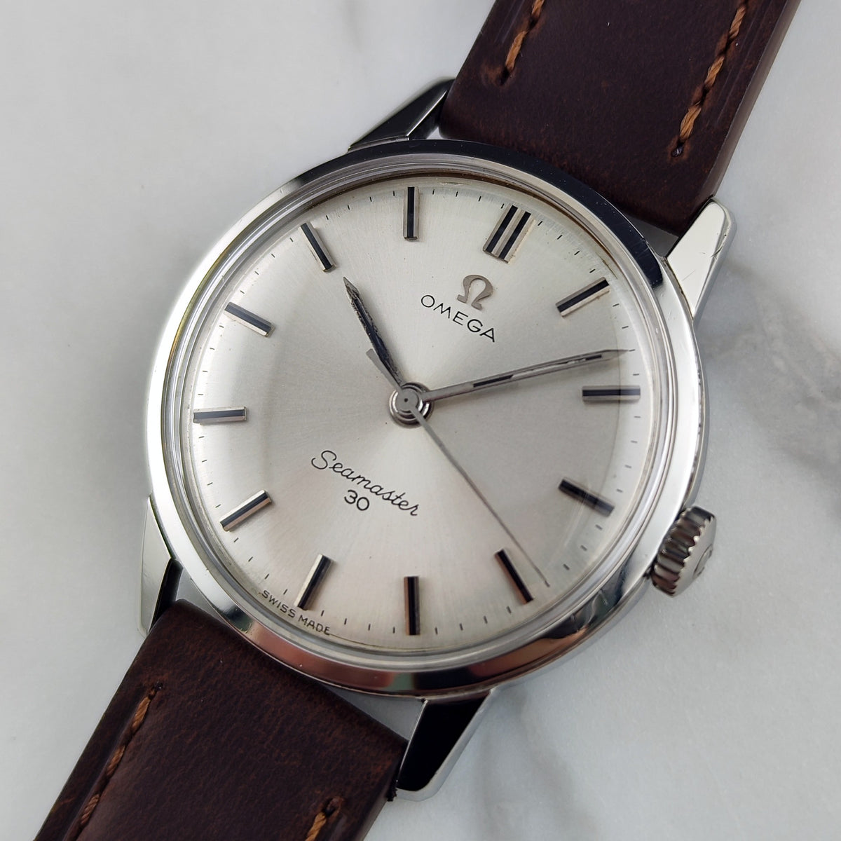 Omega Seamaster 30 Silver Dial 1962 – Bild 9