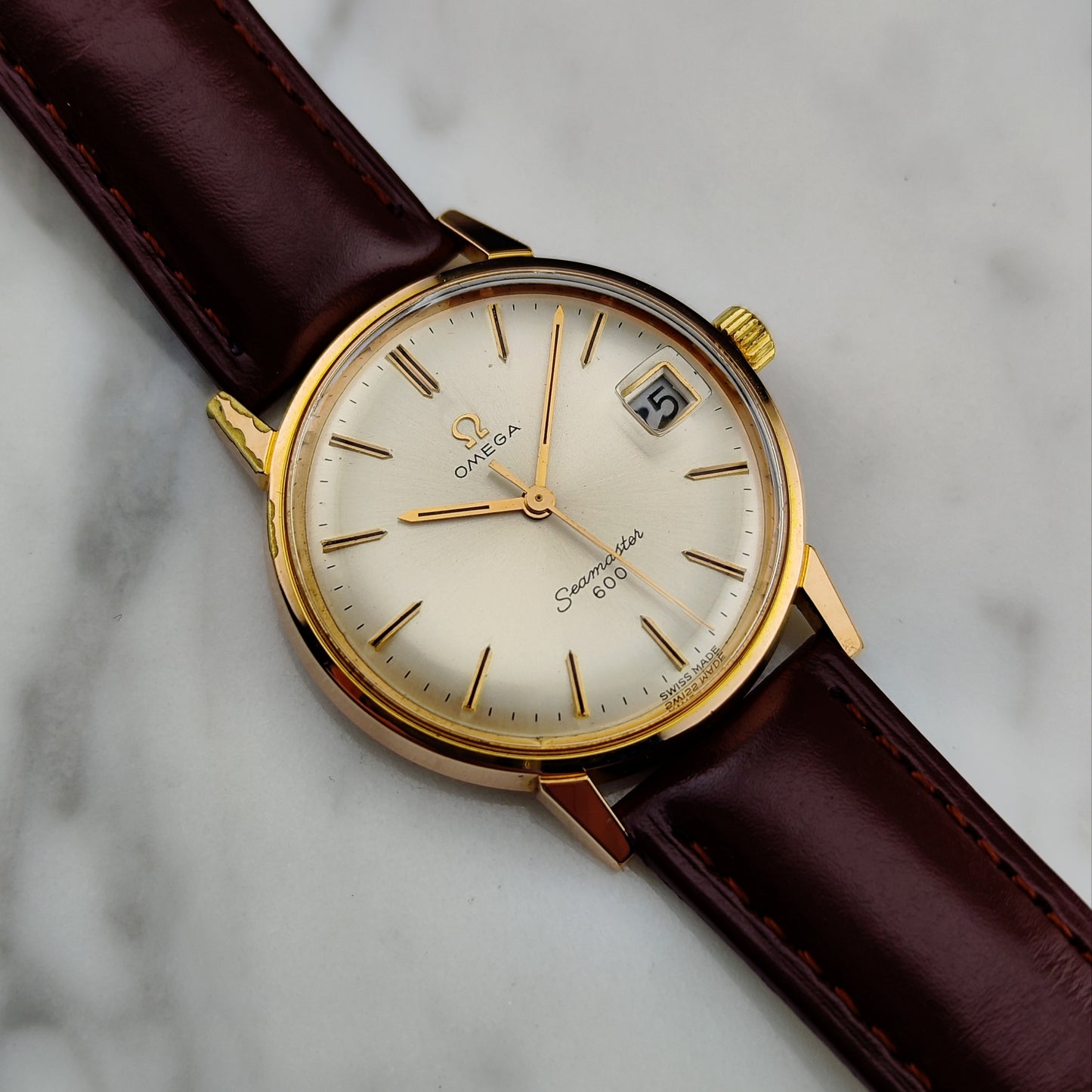 OMEGA Seamaster 600 Gold White 1965 Serviced 02/2026 [REF. 135.011]