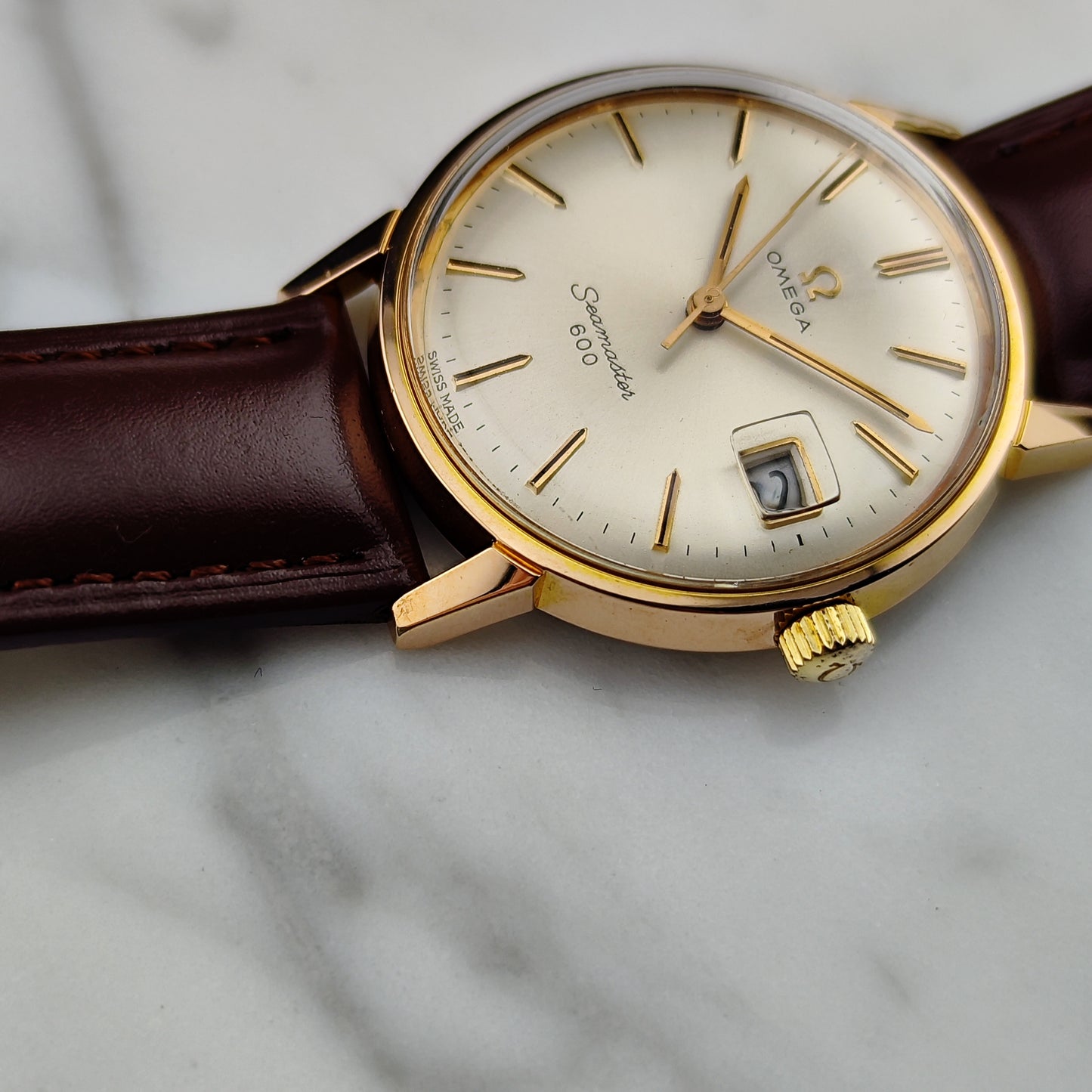 OMEGA Seamaster 600 Gold White 1965 Serviced 02/2026 [REF. 135.011]