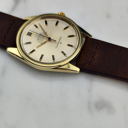 OMEGA Constellation Chronometer Gold 1966 Signed Omega Crystal [REF. 167.021]