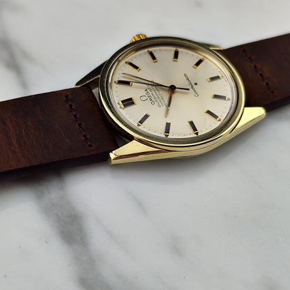 OMEGA Constellation Chronometer Gold 1966 Signed Omega Crystal [REF. 167.021]