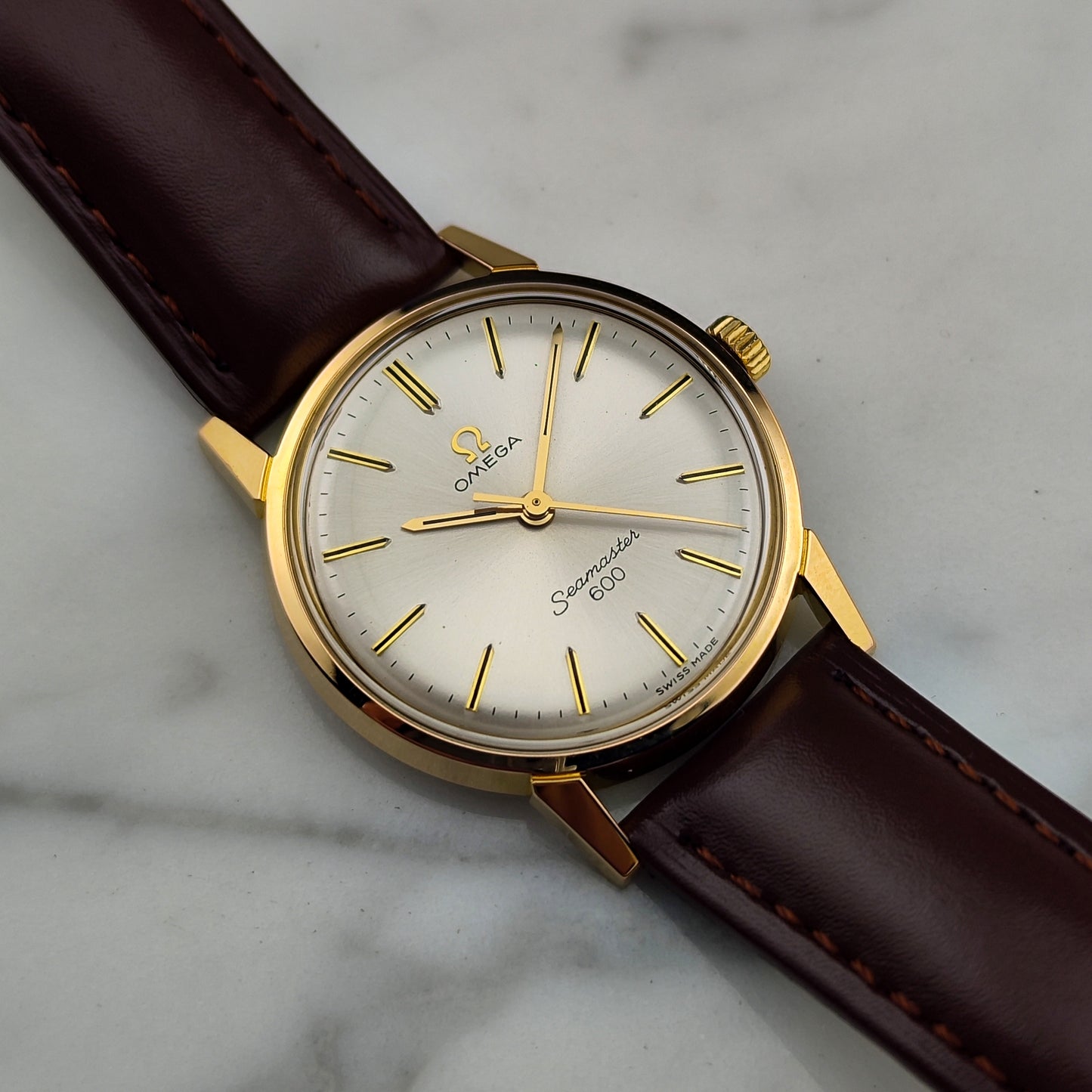 OMEGA Seamaster 600 Gold White Dial Mint+ Serviced 01/2026 [REF. 135.012]