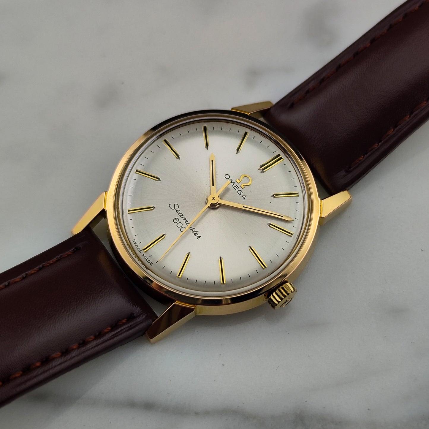 OMEGA Seamaster 600 Gold White Dial Mint+ Serviced 01/2026 [REF. 135.012]