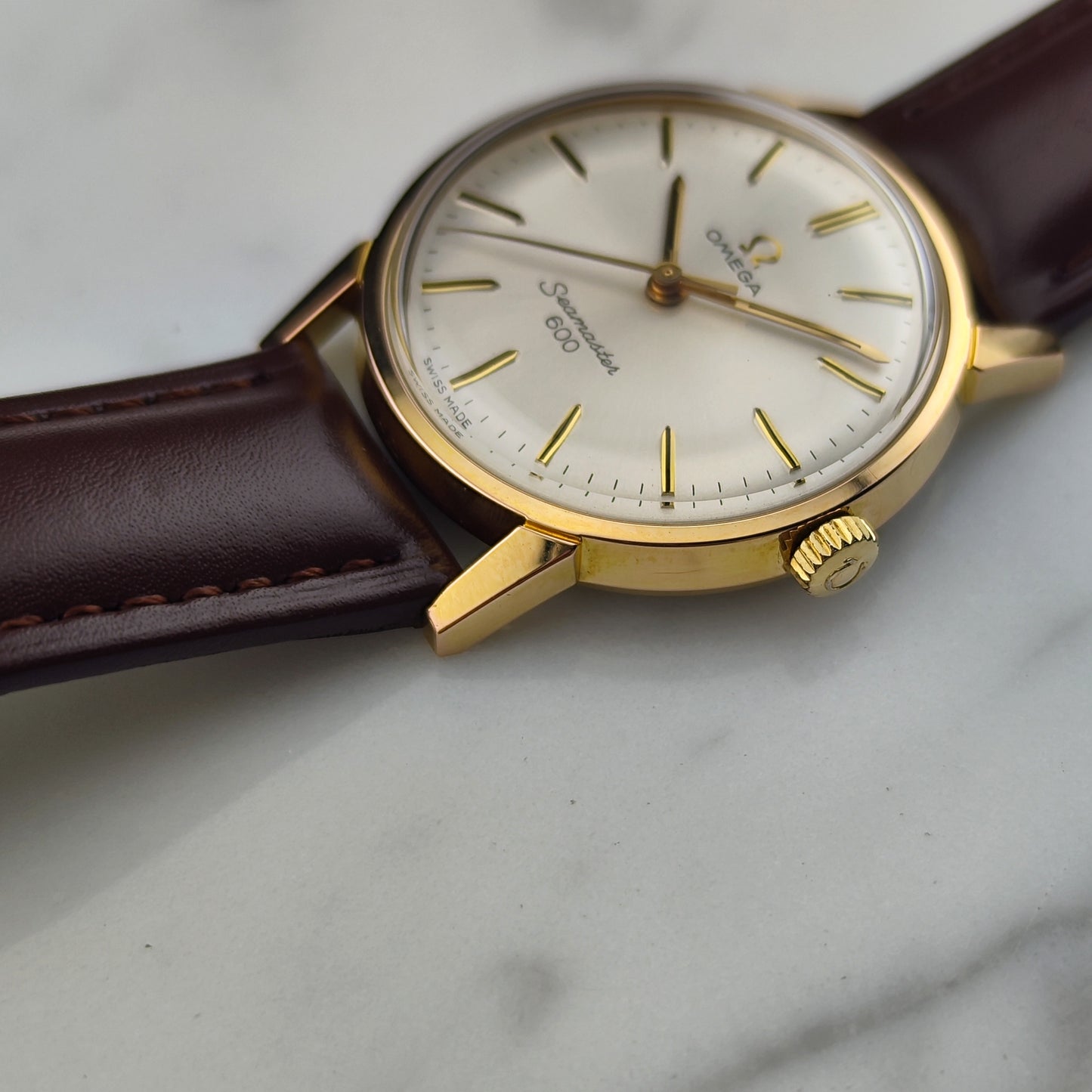 OMEGA Seamaster 600 Gold White Dial Mint+ Serviced 01/2026 [REF. 135.012]