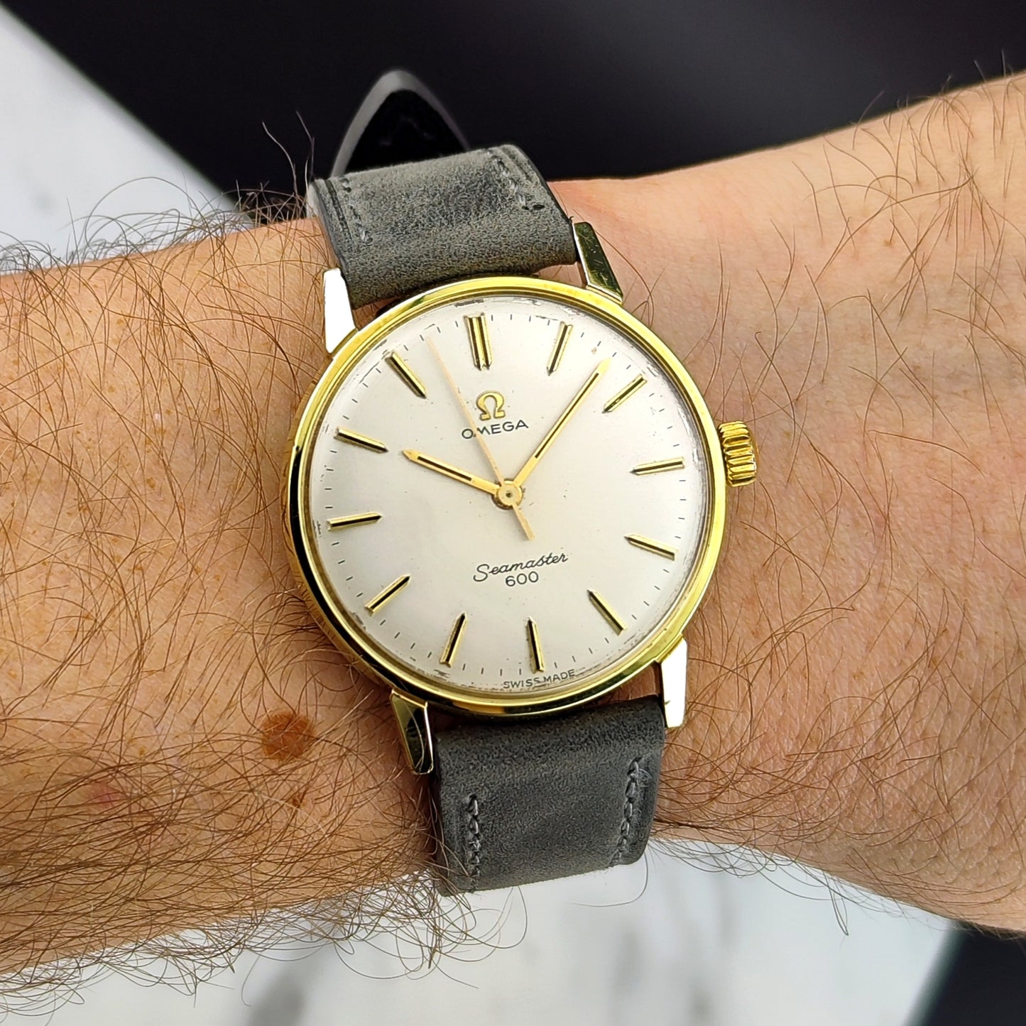 OMEGA Seamaster 600 Gold White Dial Rare [REF. 135.011]