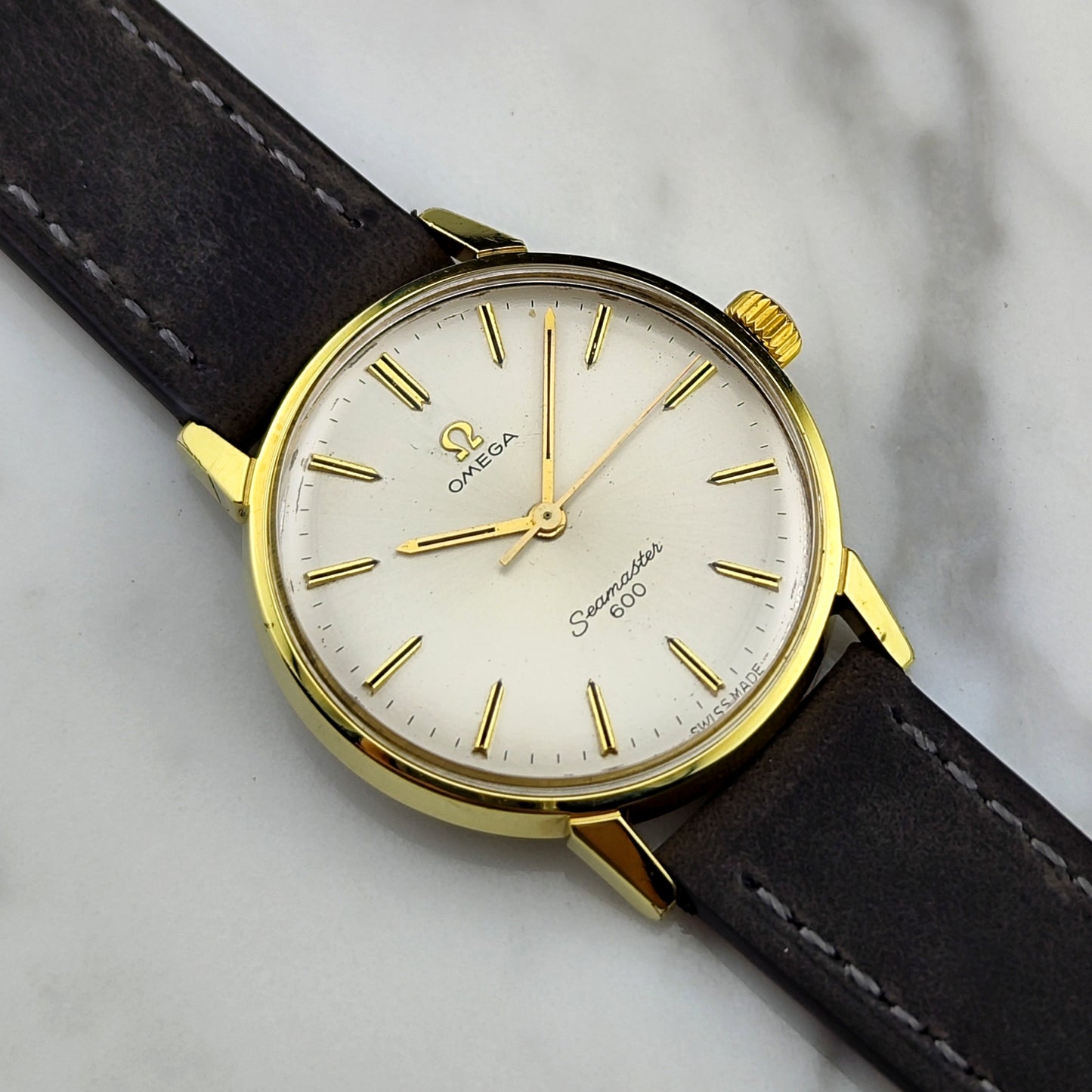 OMEGA Seamaster 600 Gold White Dial Rare [REF. 135.011]