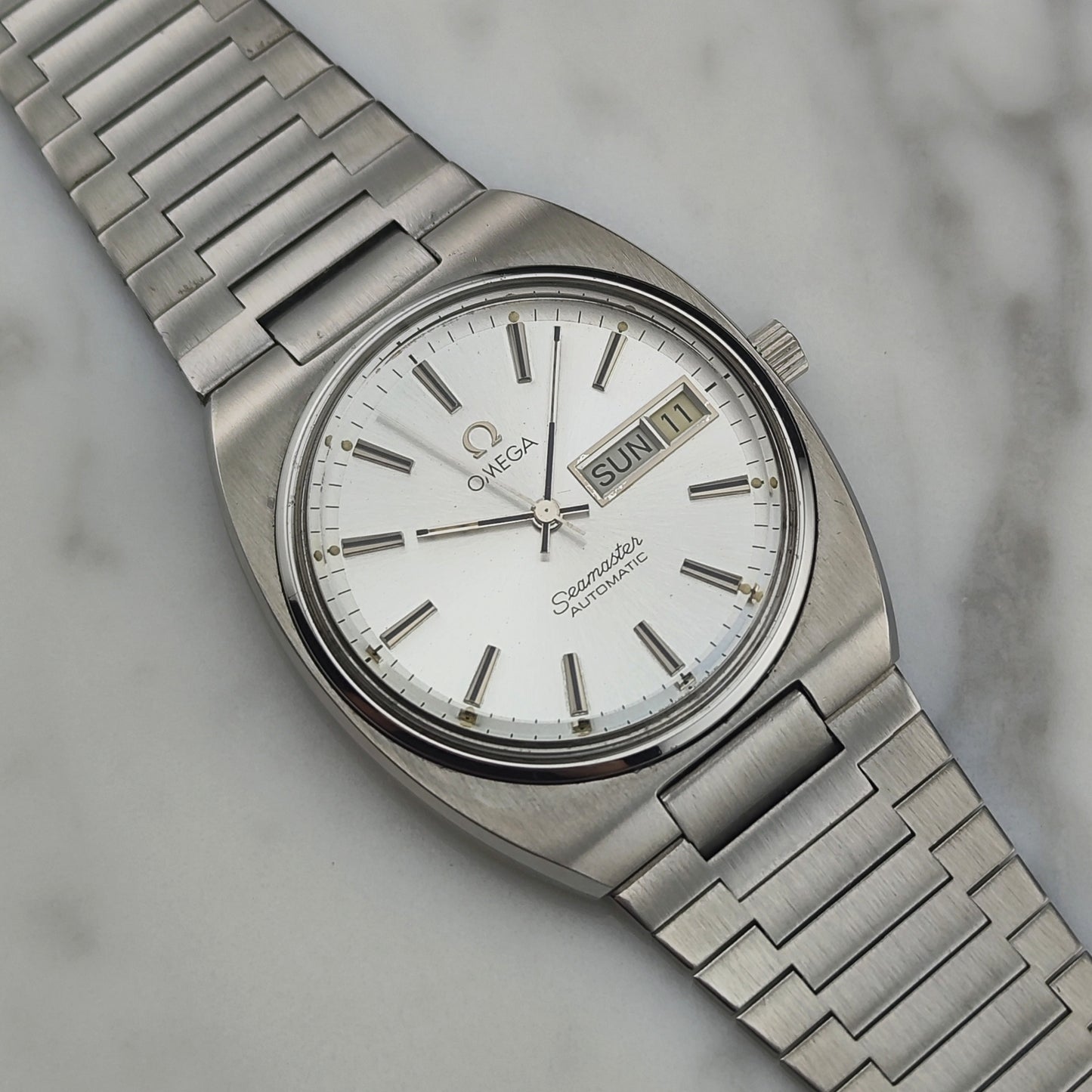 OMEGA Seamaster Automatic Day-Date Mint Silver Dial [REF. 166.0216]