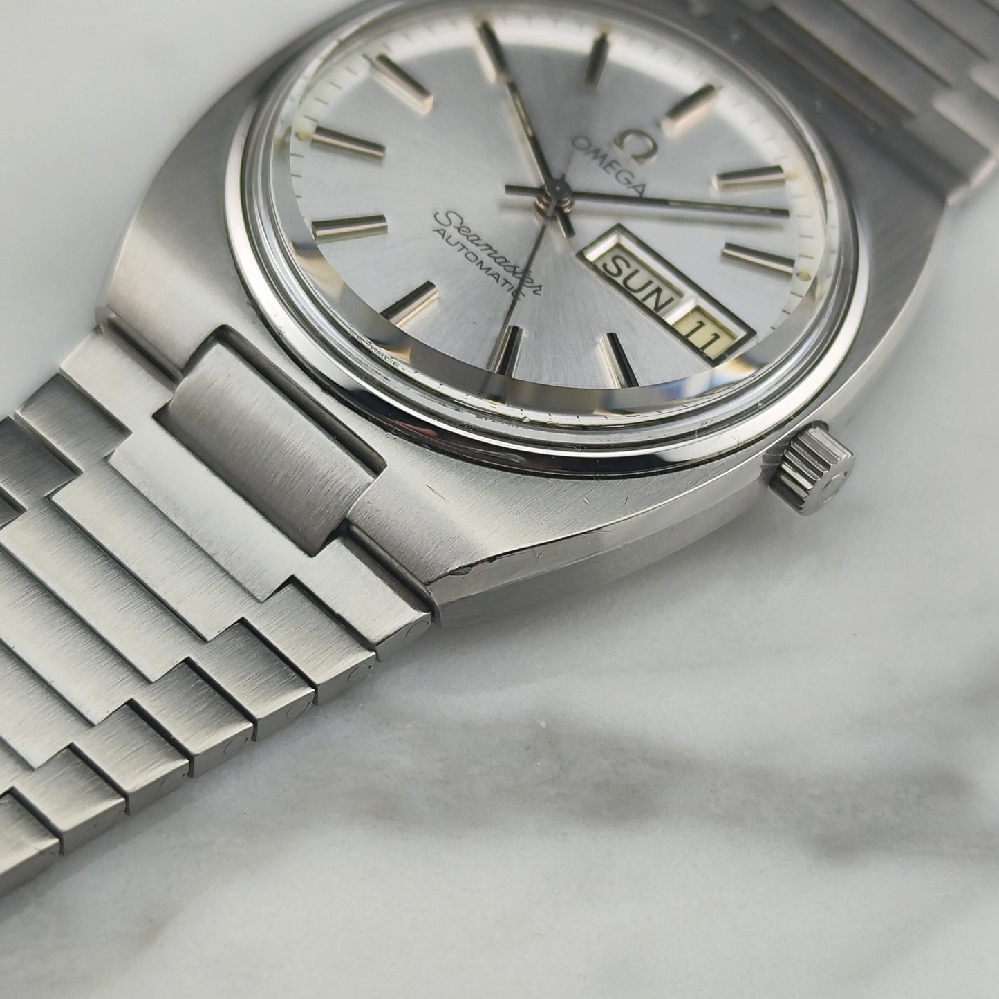 OMEGA Seamaster Automatic Day-Date Mint Silver Dial [REF. 166.0216]