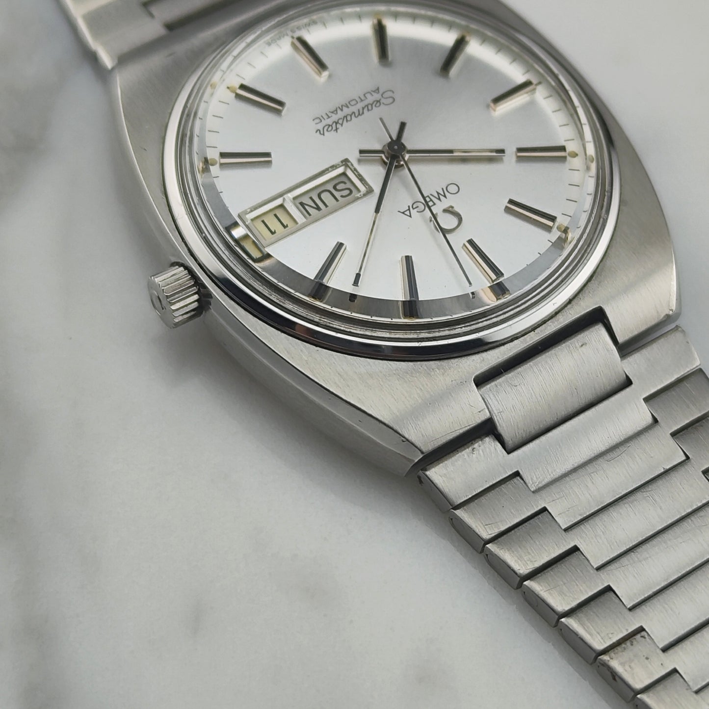 OMEGA Seamaster Automatic Day-Date Mint Silver Dial [REF. 166.0216]