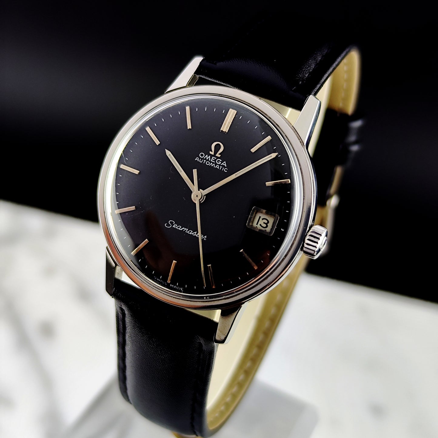 OMEGA Seamaster Automatic Black Dial 1964 Super Rare [REF. 166.002]