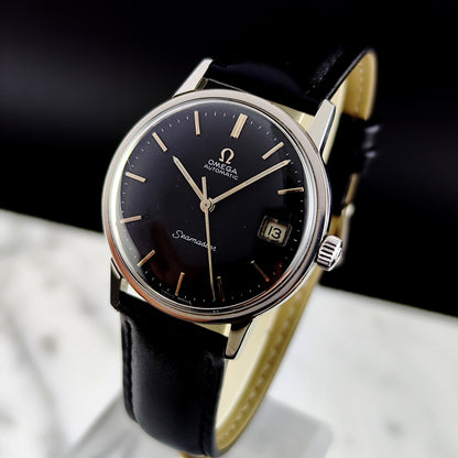 OMEGA Seamaster Automatic Black Dial 1964 Super Rare [REF. 166.002]