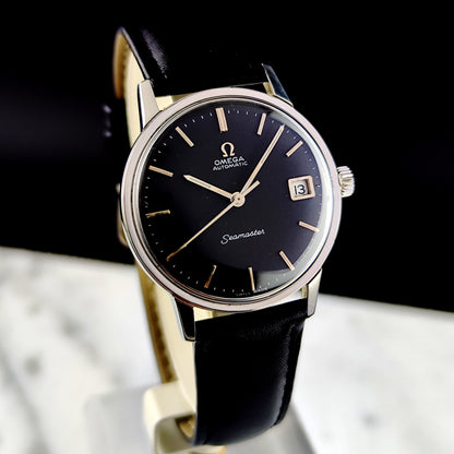 OMEGA Seamaster Automatic Black Dial 1964 Super Rare [REF. 166.002]
