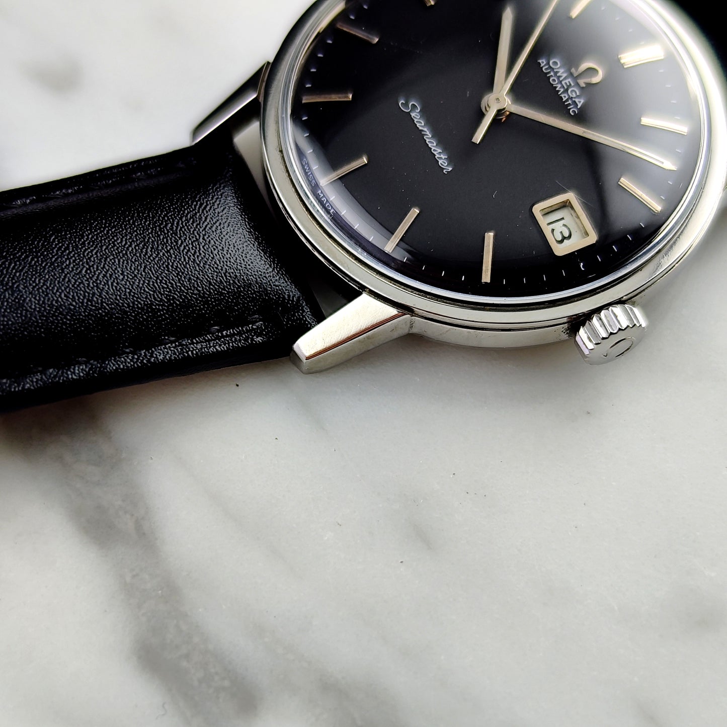 OMEGA Seamaster Automatic Black Dial 1964 Super Rare [REF. 166.002]