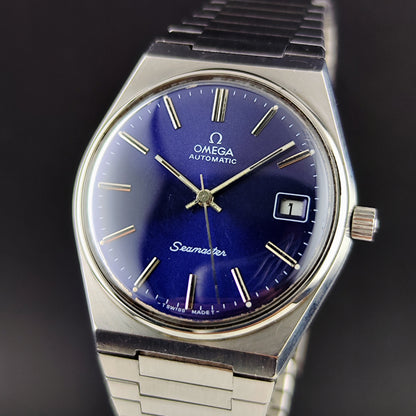 OMEGA Seamaster Automatic Blue Dial 1977 Serviced 06/2026 [REF. 166.0215]