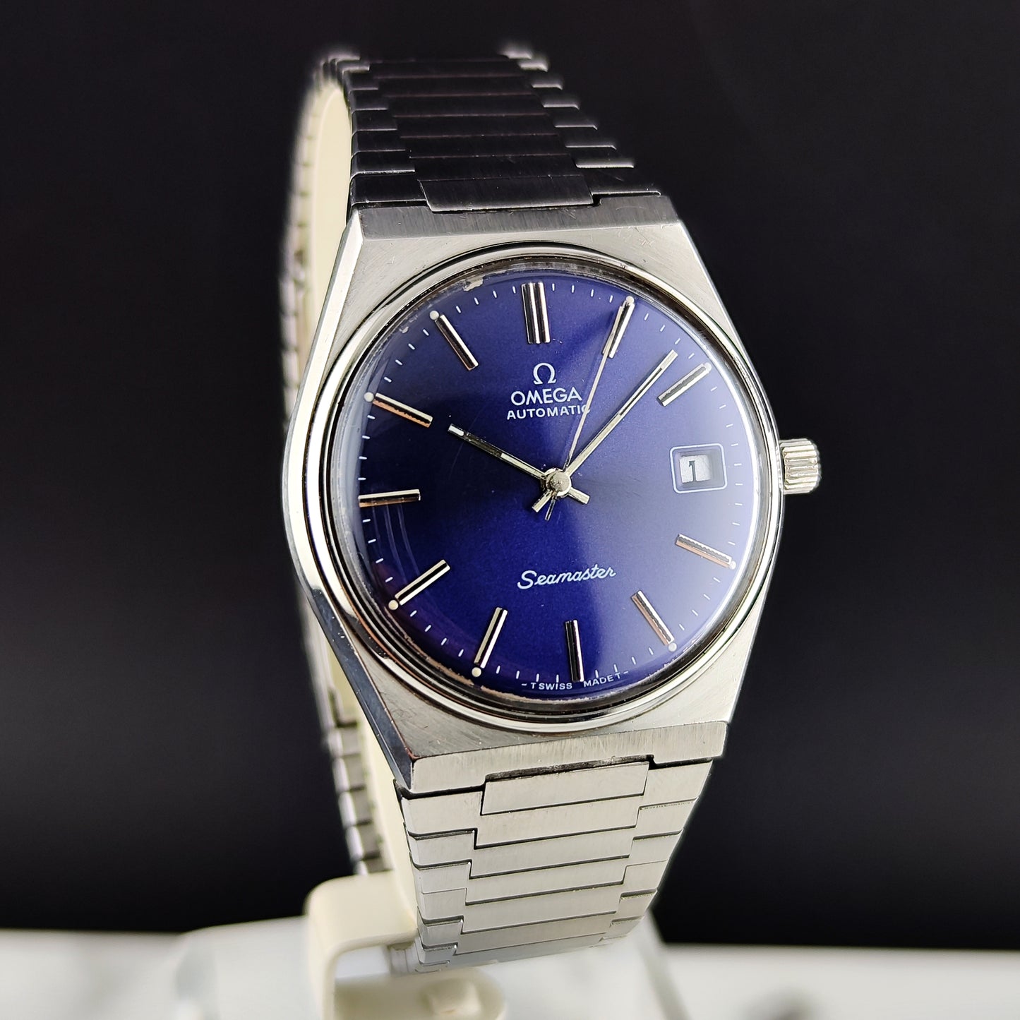 OMEGA Seamaster Automatic Blue Dial 1977 Serviced 06/2026 [REF. 166.0215]