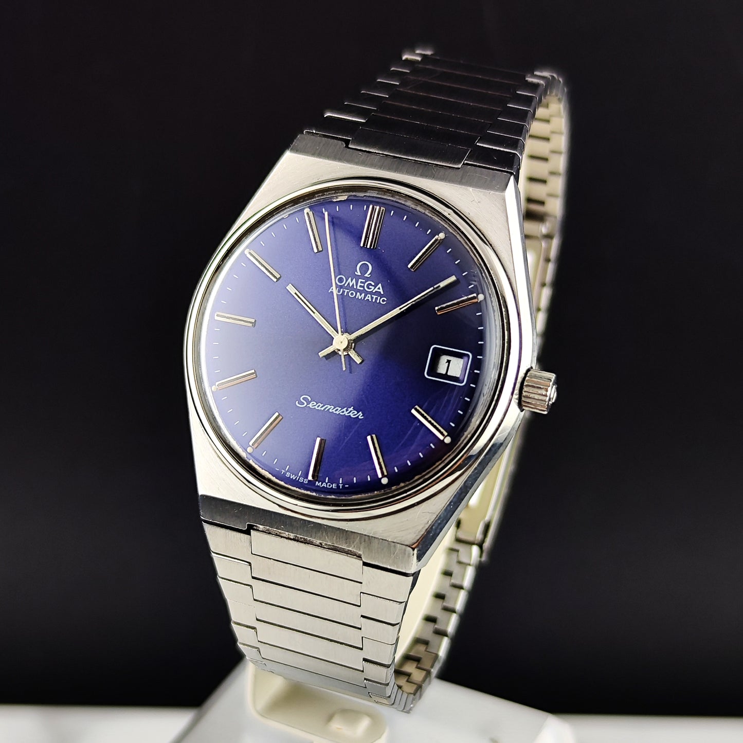OMEGA Seamaster Automatic Blue Dial 1977 Serviced 06/2026 [REF. 166.0215]