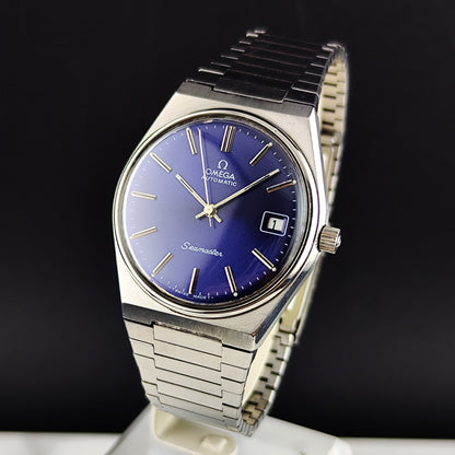 OMEGA Seamaster Automatic Blue Dial 1977 Serviced 06/2026 [REF. 166.0215]