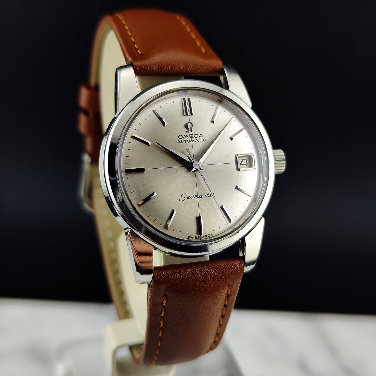 OMEGA Seamaster Automatic Date Crosshair 1962 Serviced 03/2026 [REF. 14762]