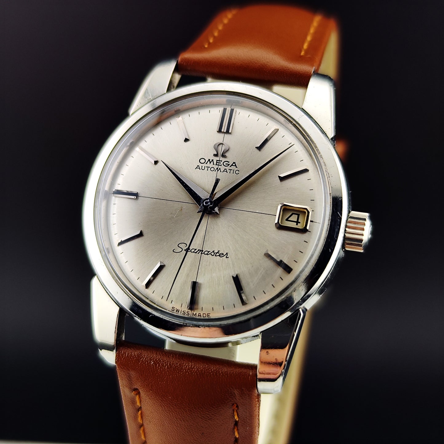 OMEGA Seamaster Automatic Date Crosshair 1962 Serviced 03/2026 [REF. 14762]